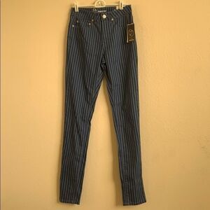 Striped Skinny Pants 